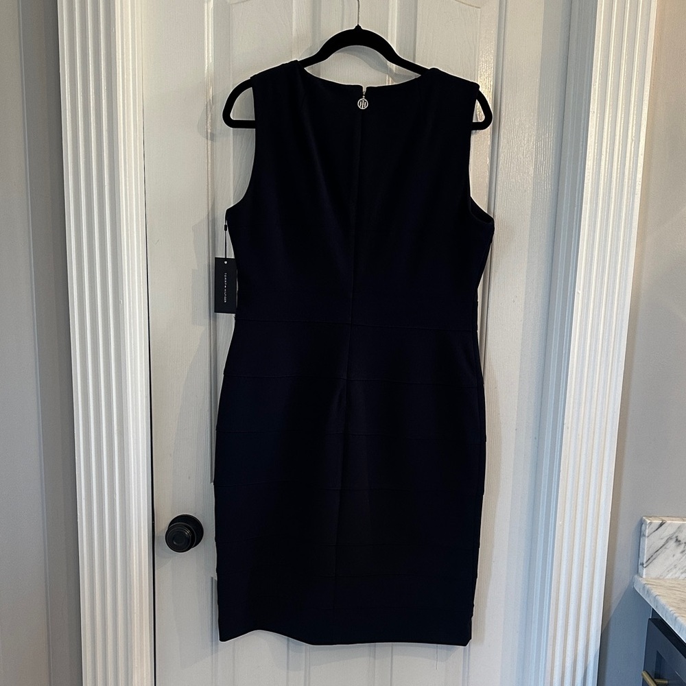 Tommy Hilfiger Dark Blue Midi Dress - Picture 7 of 8